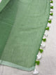 Beautiful - Light Green Mangalagiri Plain Cotton Saree - CS-10