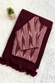 Attractive - Maroon Mangalagiri Plain Cotton Saree - PC-26