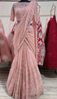 NEW DESIGNER STYLE SAREE WITH HEAVY EMBROIDERED MULTI DHAGA AND JARI WORK ON SAREE WITH BLOUSE