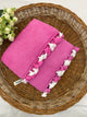 Bubblegum - Pink Mangalagiri Plain Cotton Saree - CS-08