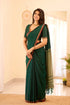 Catchy - Green Mangalagiri Plain Cotton Saree - PC-52