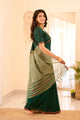 Catchy - Green Mangalagiri Plain Cotton Saree - PC-52