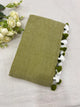 Bubblegum - pista Mangalagiri Plain Cotton Saree - PC-47