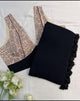 Beautiful - Black  Mangalagiri Plain Cotton Saree - PC-40